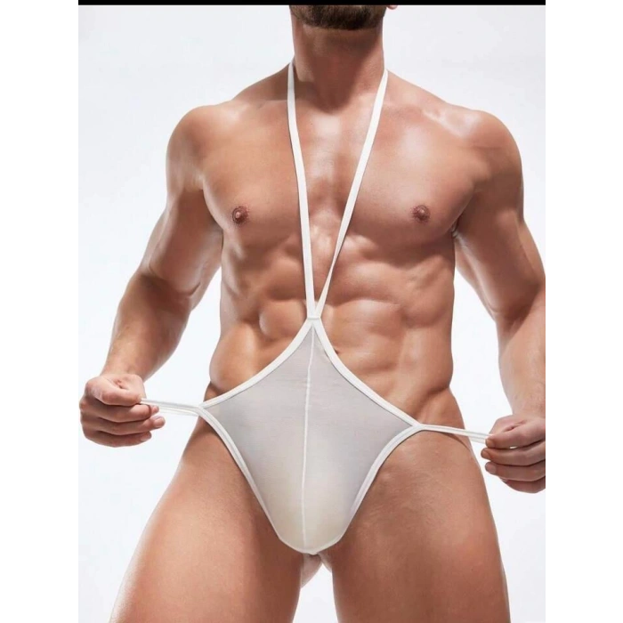 MARSİLYAN- Erkek Fantazi Transparan Çamaşır