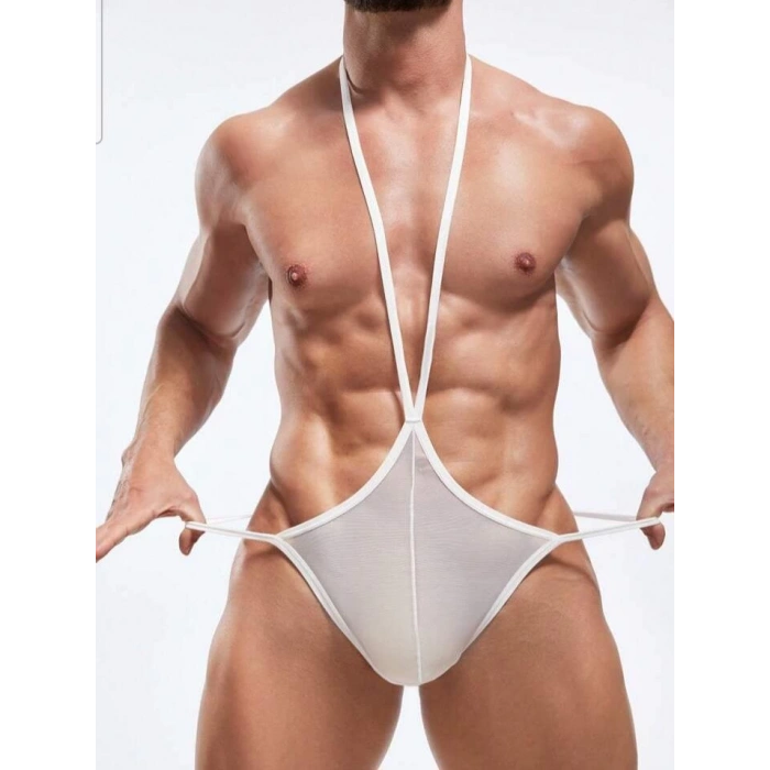 MARSİLYAN- Erkek Fantazi Transparan Çamaşır