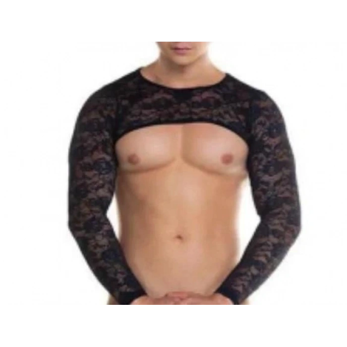 MODLİVE Erkek Fantezi Dantel Crop