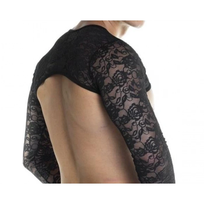 MARSİLYAN- Erkek Fantezi Dantel Crop