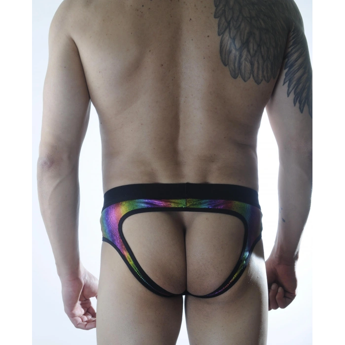 MODLİVE Erkek Fantezi Renkli Jockstrap