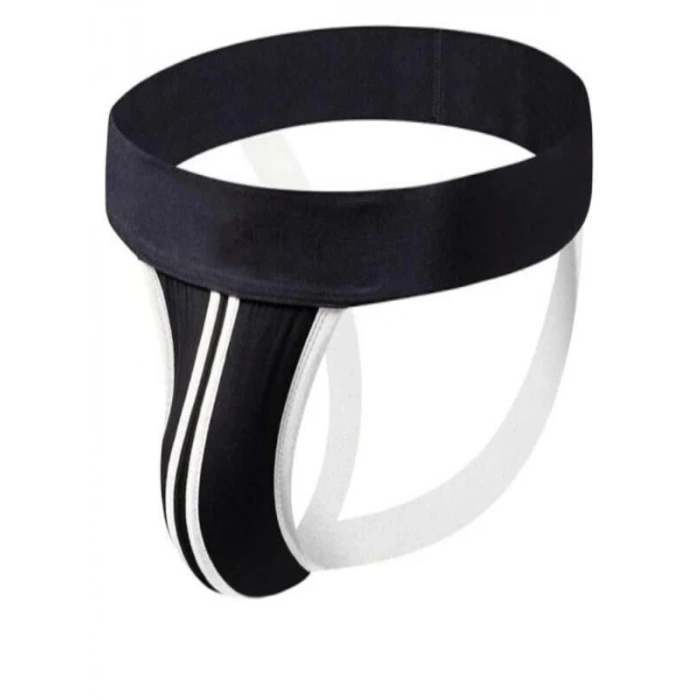 MODLİVE Erkek Şeritli Jockstrap Fantezi İç Giyim