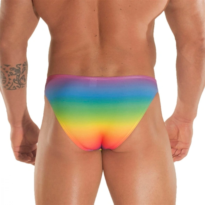 MODLİVE Gökkuşağı Desenli Erkek Slip