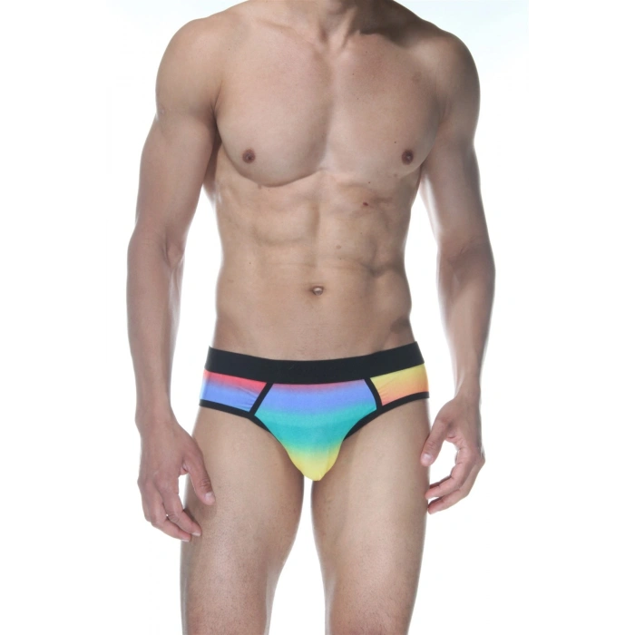 MODLİVE Gökkuşağı Jockstrap Erkek İç Giyim