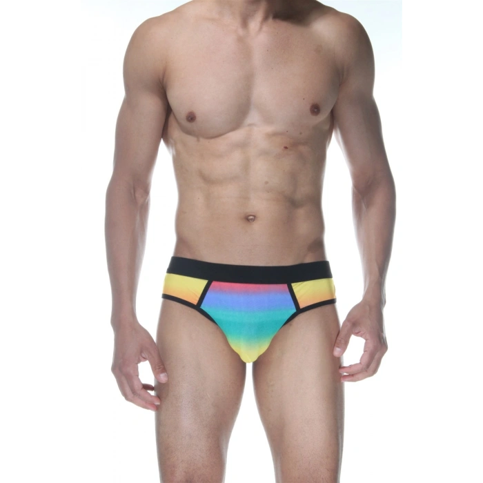 MODLİVE Gökkuşağı Jockstrap Fantezi İç Giyim