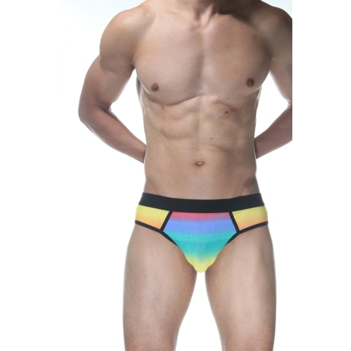 MODLİVE Gökkuşağı Jockstrap Fantezi İç Giyim
