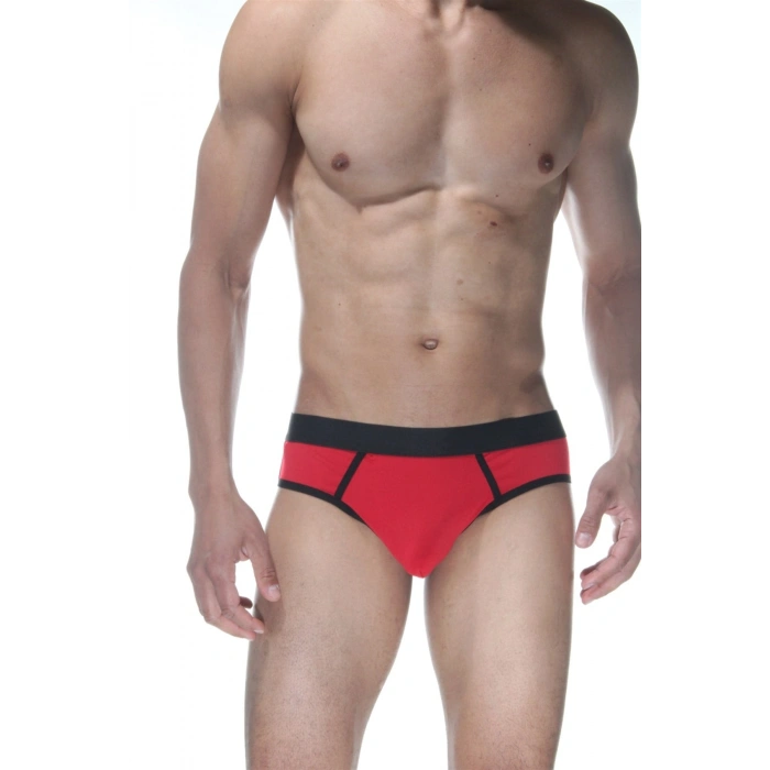 MODLİVE Kırmızı Jockstrap Fantezi İç Giyim