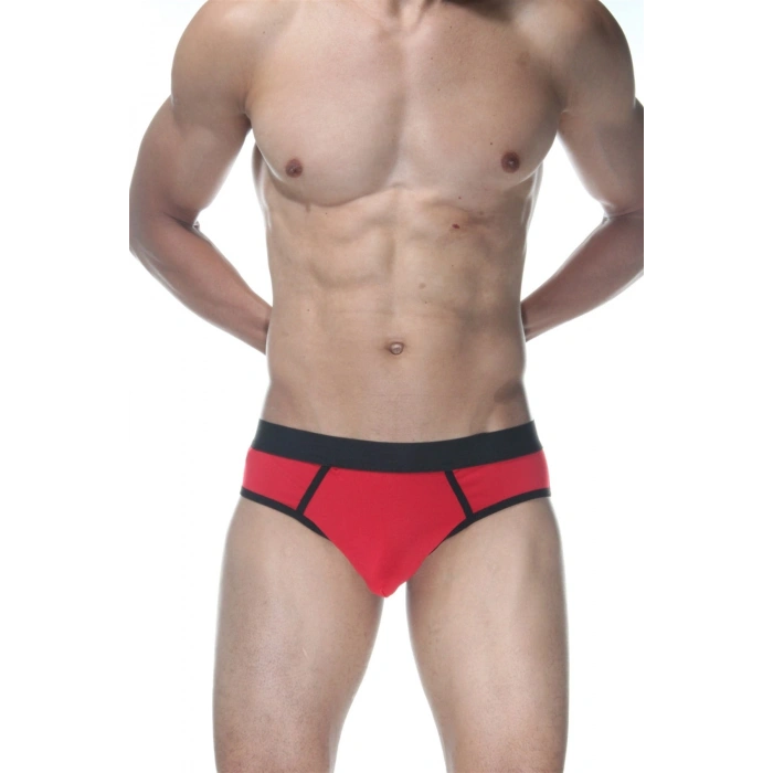 MODLİVE Kırmızı Jockstrap Fantezi İç Giyim