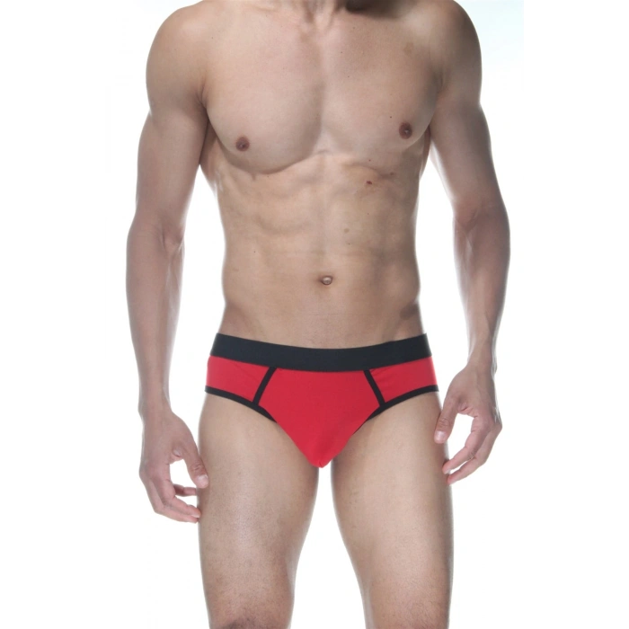 MODLİVE Kırmızı Jockstrap Fantezi İç Giyim