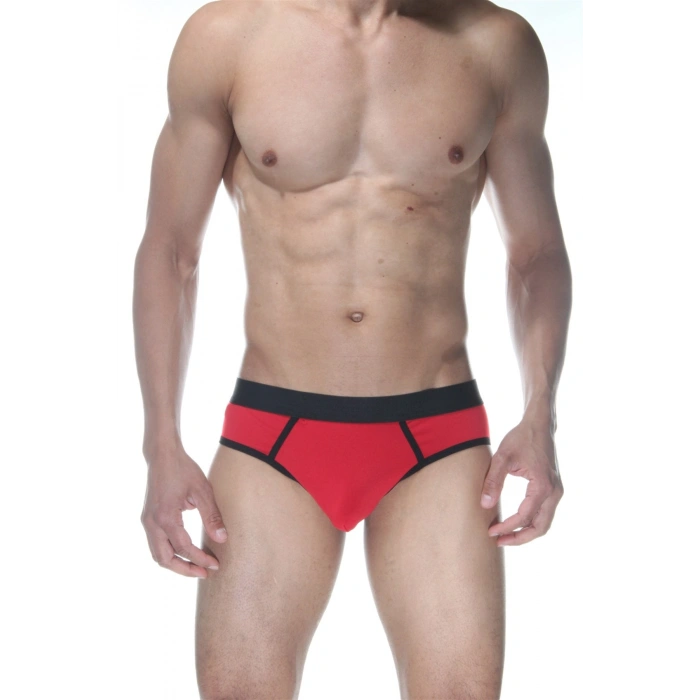 MODLİVE Kırmızı Jockstrap Fantezi İç Giyim