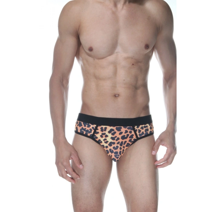 MODLİVE Leopar Jockstrap Fantezi İç Giyim