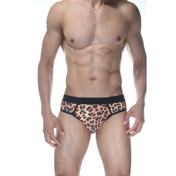 MODLİVE Leopar Jockstrap Fantezi İç Giyim