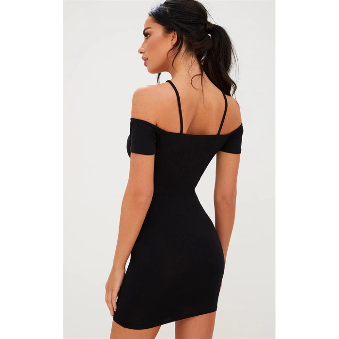 MARSİLYAN- Omuzları Açık Elbise