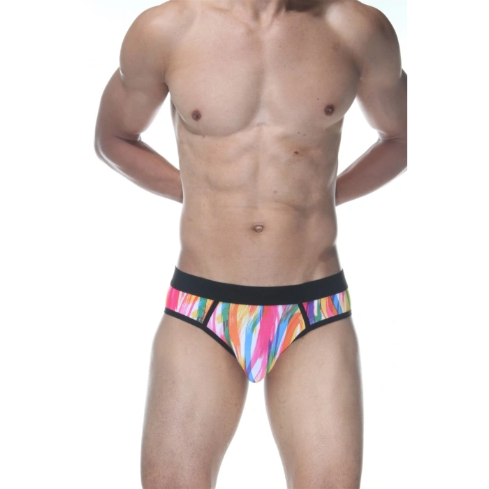 MARSİLYAN- Renkli Jockstrap Erkek İç Giyim