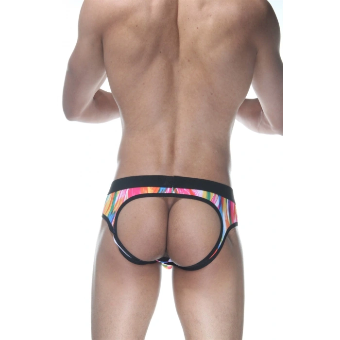 MARSİLYAN- Renkli Jockstrap Erkek İç Giyim
