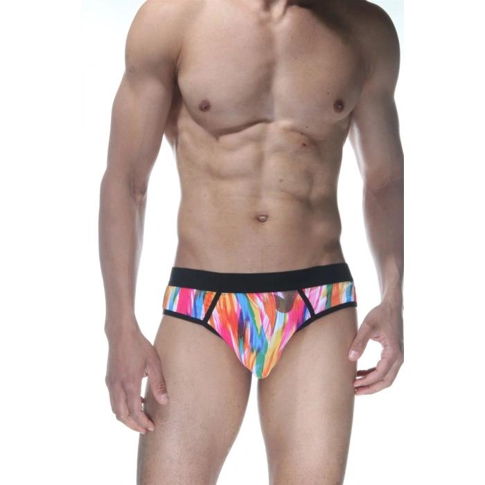 MODLİVE Renkli Jockstrap Fantezi İç Giyim