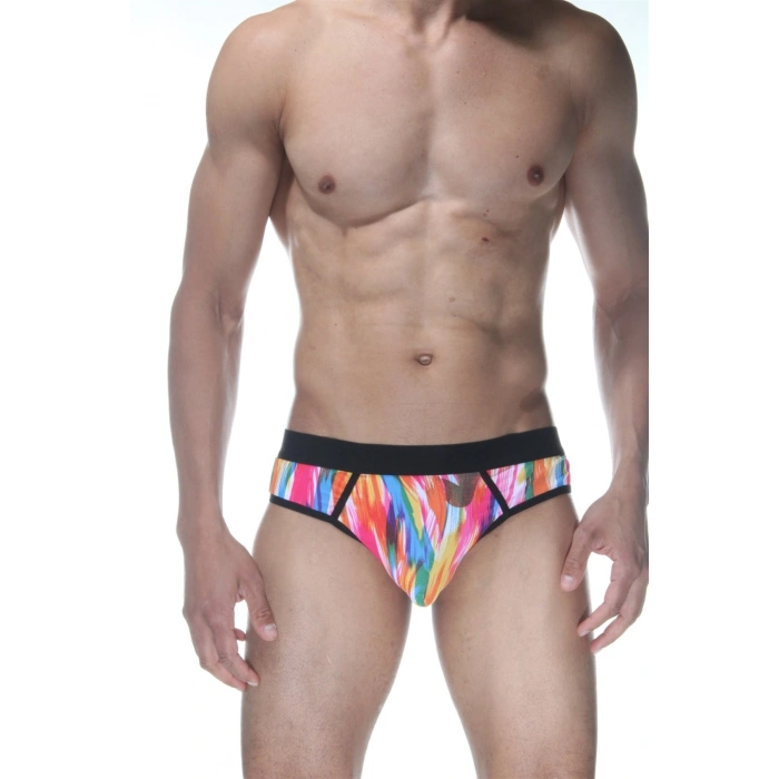 MODLİVE Renkli Jockstrap Fantezi İç Giyim