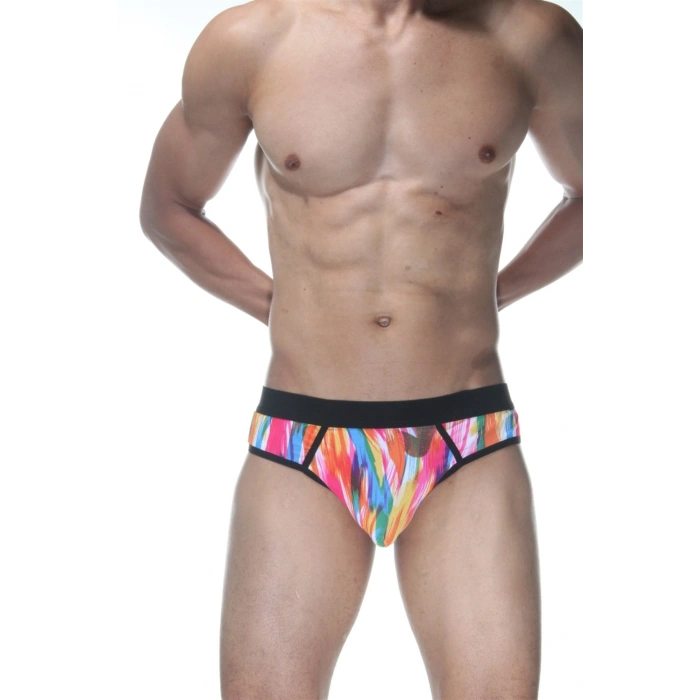 MODLİVE Renkli Jockstrap Fantezi İç Giyim