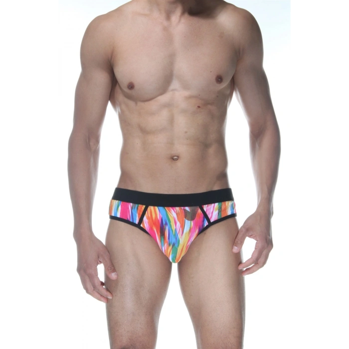 MODLİVE Renkli Jockstrap Fantezi İç Giyim