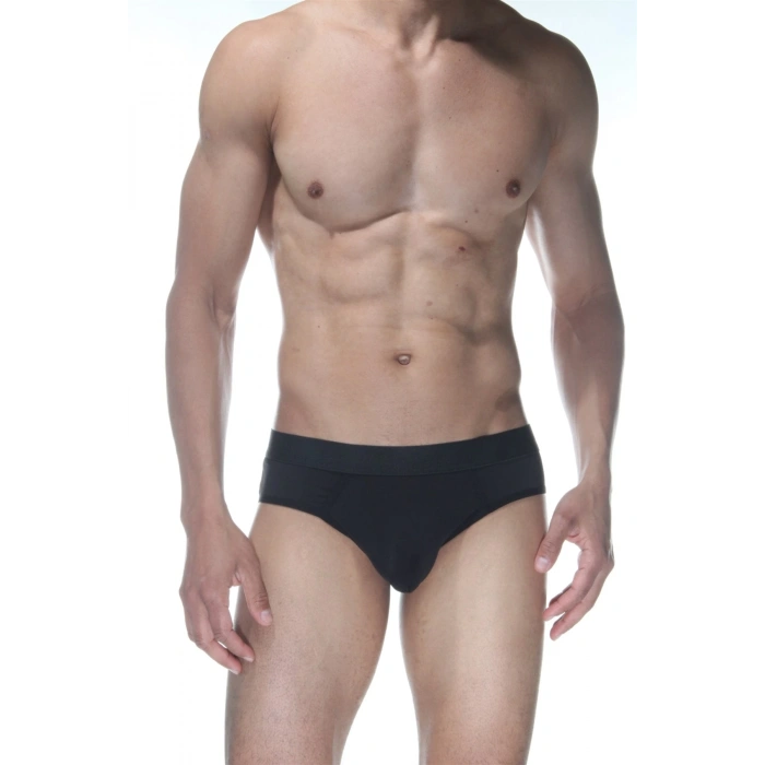 MARSİLYAN- Siyah Jockstrap Erkek İç Giyim