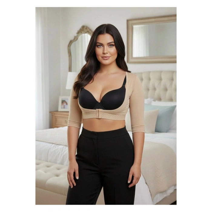 MODLİVE Ten Kadın Kol ve Sırt Toparlayıcı Korse - 796