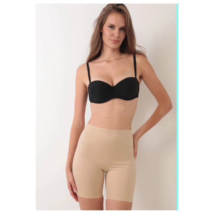 MODLİVE Ten Lazer Kesim Paçalı Korse