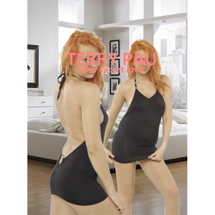 MARSİLYAN-  TP120626 Metalli Mini Elbise