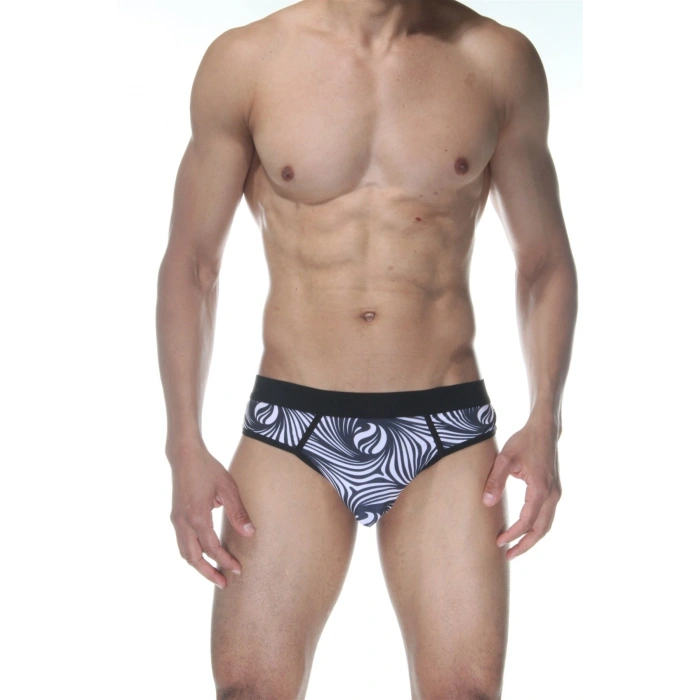 MODLİVE Zebra Jockstrap Fantezi İç Giyim