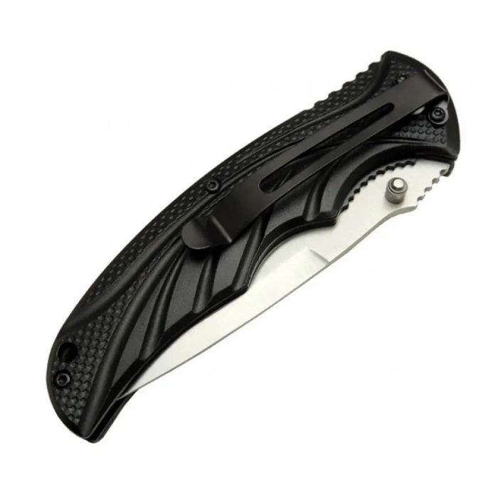 Mtech Handsome 453 Yeşil Kamp Çakı 21,5cm - Yarı Otomatik, Kemerlikli