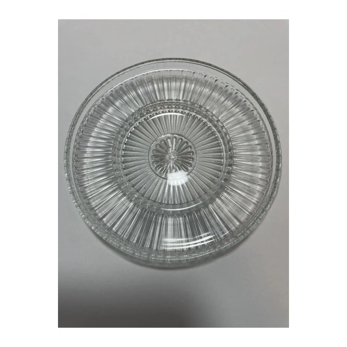 Müge 6lı Cam Çay Tabağı Çay Tabak Altlığı -TG-2023