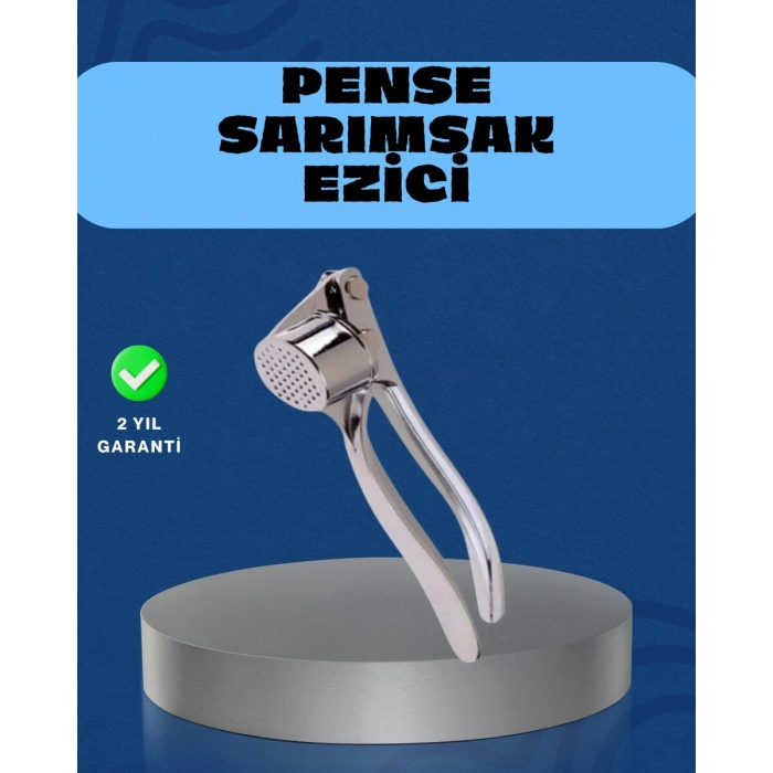 Mutfak Sarımsak Ezici Kaymaz Saplı Güçlü Mekanizma