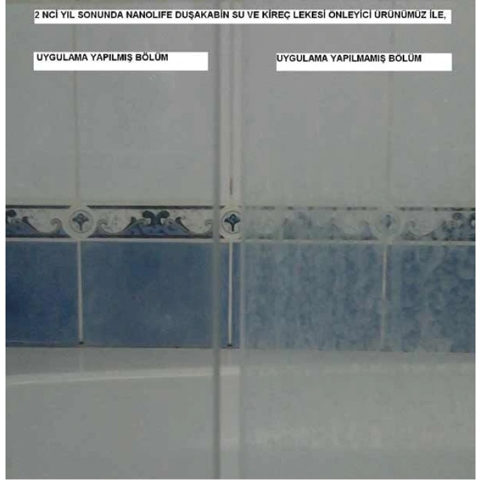Nanoteknolojik Duşakabin Su Kaydırıcı 2 Yıl Etkili
