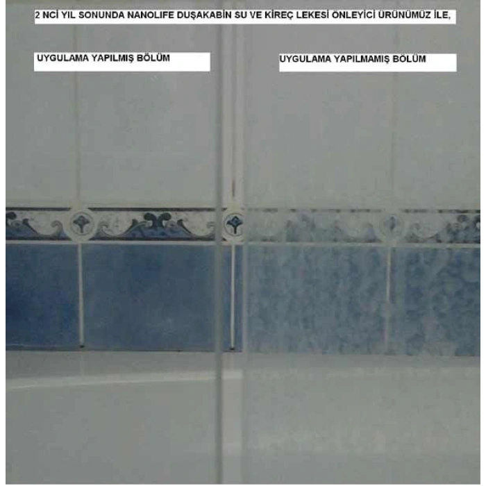 Nanoteknolojik Duşakabin Su Kaydırıcı 2 Yıl Etkili