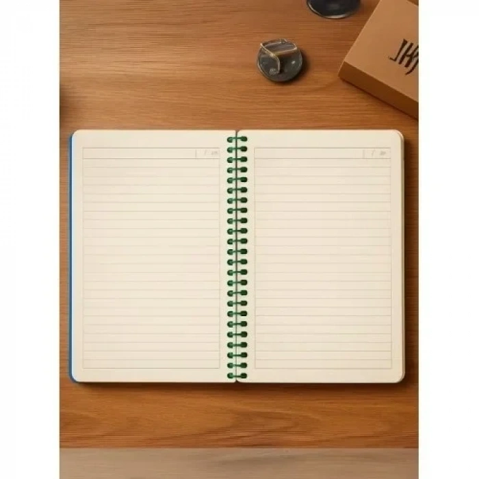 NASA Temalı Spiral Çizgili Defter – 80 Yaprak, 160 Sayfa (18 x 24 cm)