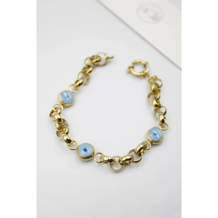 Nazar Boncuk Bileklik - Altın