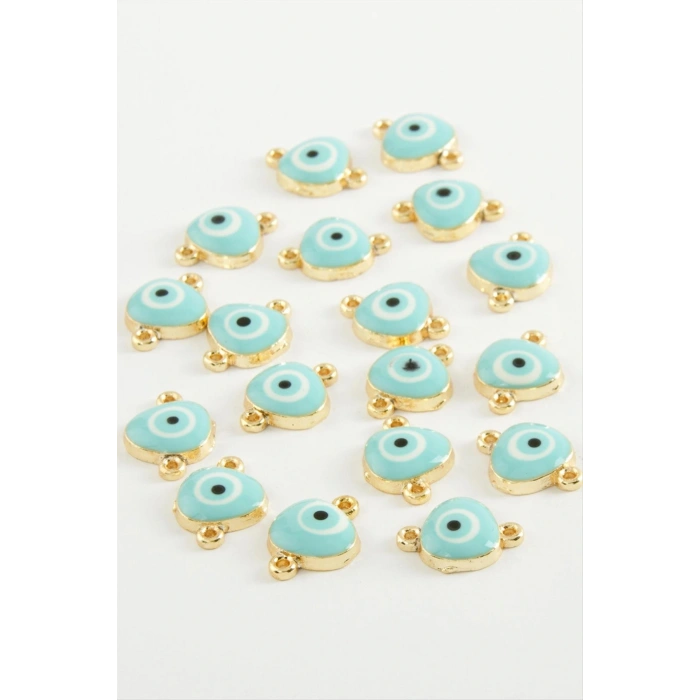 Nazar Çift Kulplu Mineli Bileklik ve Kolye Ucu Aparatı 1 Adet