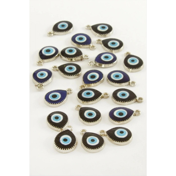 Nazar Damla Tek Kulplu Mineli Bileklik ve Kolye Ucu Aparatı 1 Adet