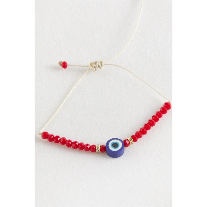 Nazar Kristal Makrome İp Bileklik