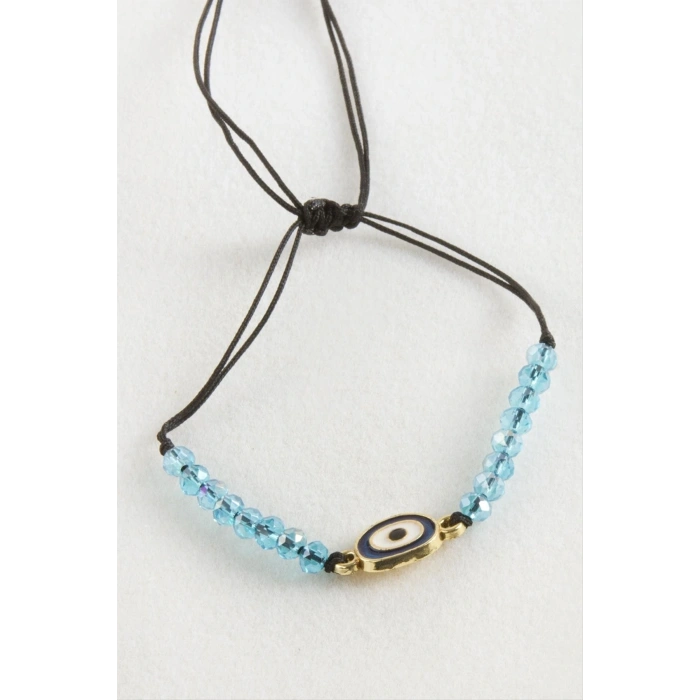 Nazar Kristal Makrome İp Bileklik