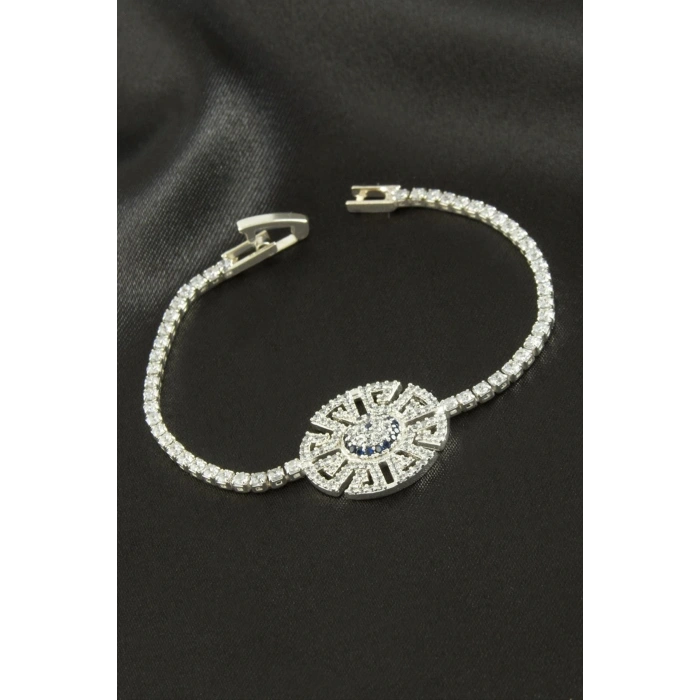 Nazar Zirkon Taşlı Çocuk Bileklik 16 cm