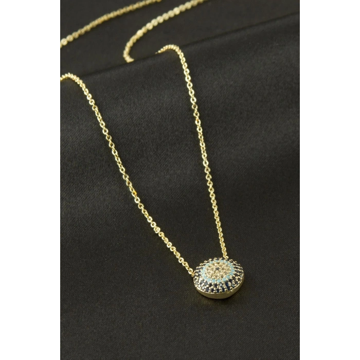 Nazar Zirkon Taşlı Kolye