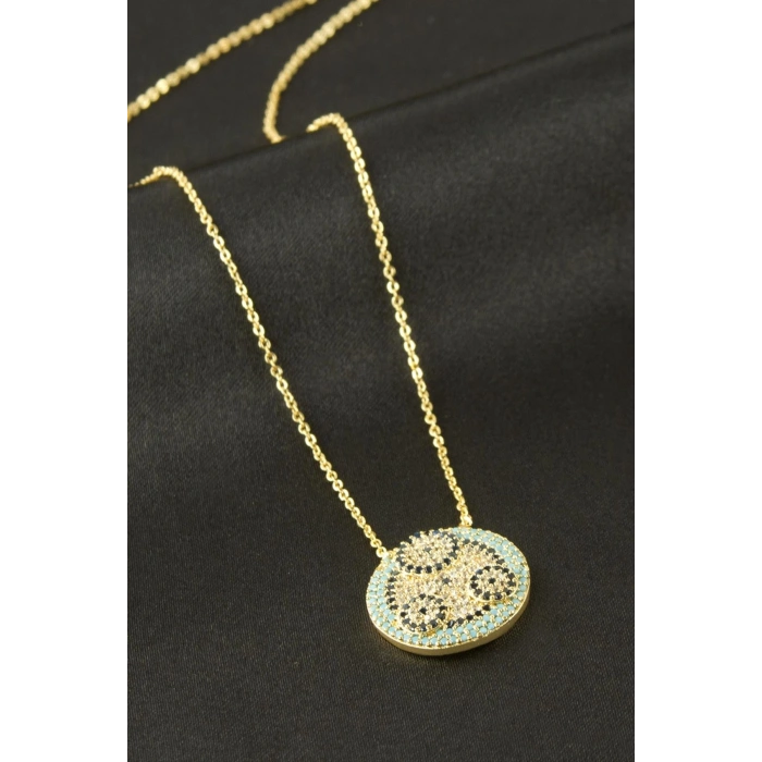 Nazar Zirkon Taşlı Kolye