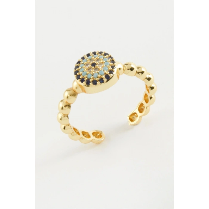 Nazar Zirkon Taşlı Yüzük