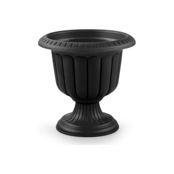 Nergis Ayaklı Saksı 48 Cm Antrasit 2 No 3 Lt. -N002