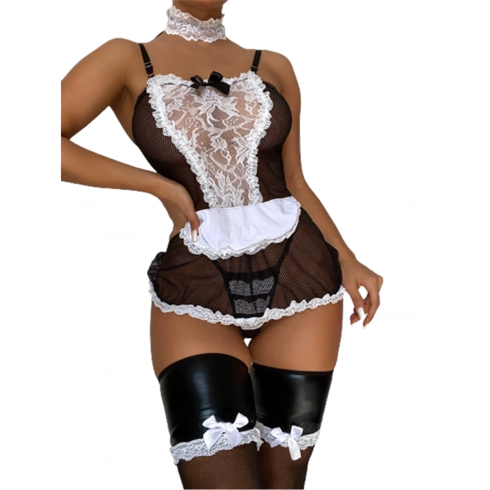 NightLight Fantazi Hizmetçi Kostüm 3255