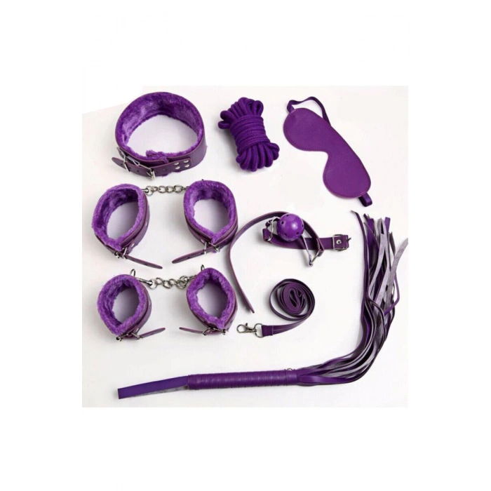 Nightlight Fantazi Kelepçe Kırbaçlı 7 Li Fantazi Fetiş Seti