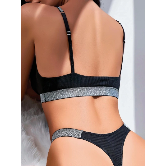 Nightlight Sim Detaylı Fantazi Sütyen Külot Takım