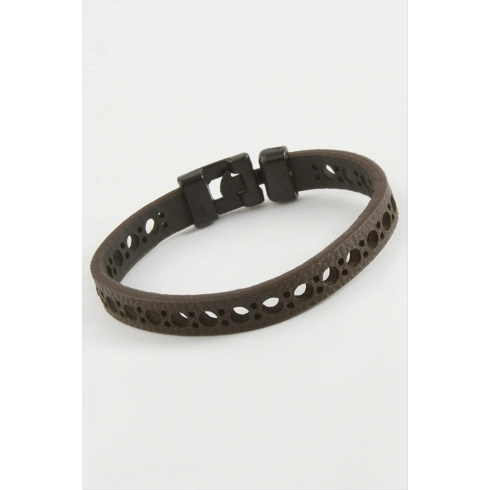 Noktalı Kaliteli Suni Deri Bileklik