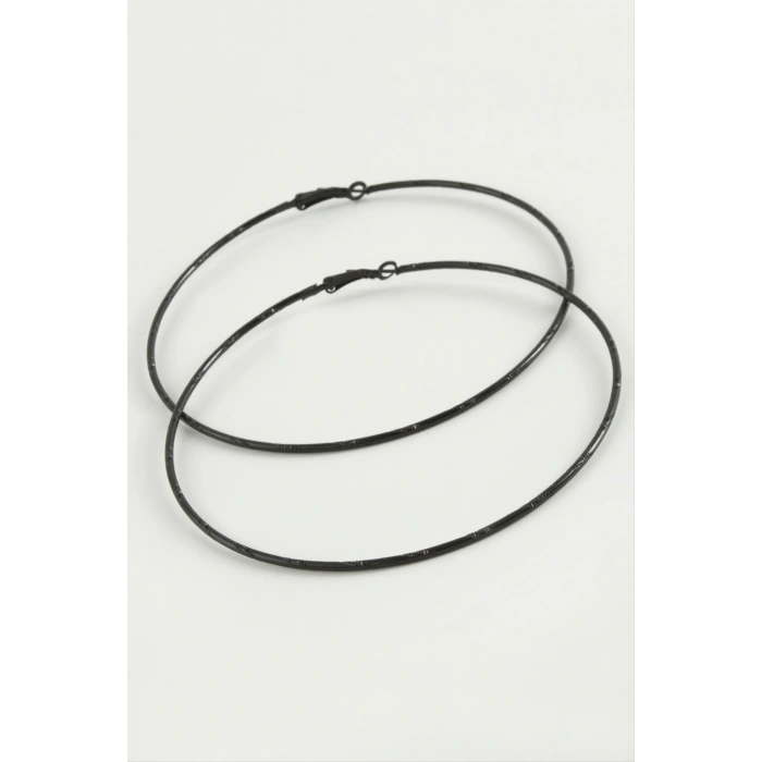 Noktalı Metal Halka Küpe 8-9-10 cm