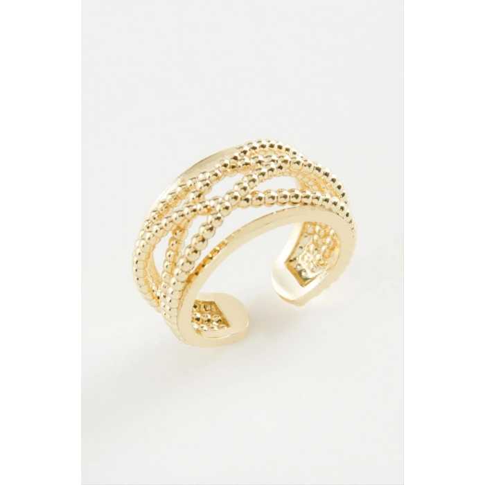 Noktalı Metal Yüzük